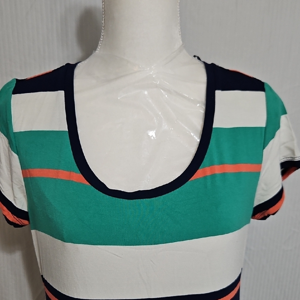 Cynthia Rowley Colorful Striped Midi Dress - Picture 4 of 7